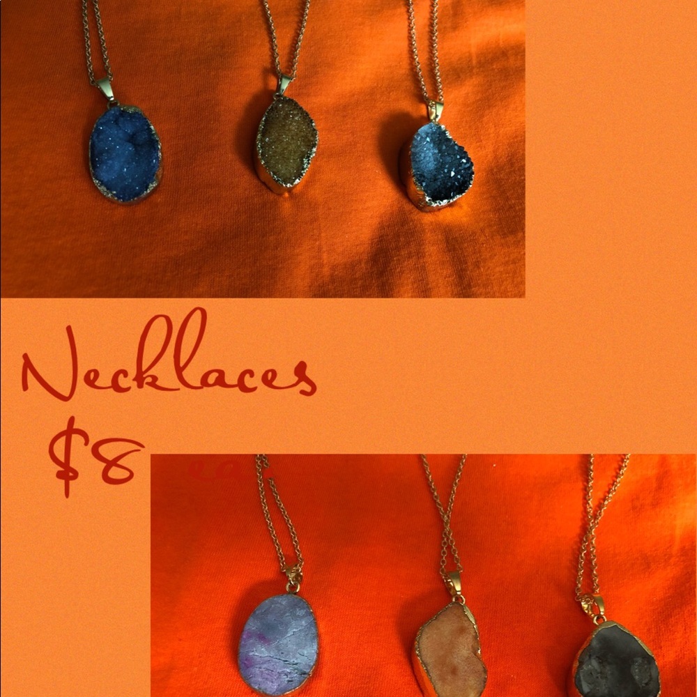 Druzy Necklaces